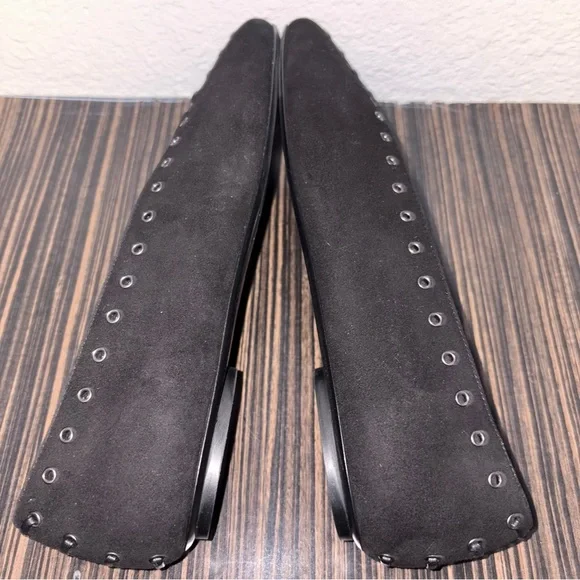 M. Gemi The Mina Women’s Loafer 39.5/US9 Black Suede Flats Made InItaly MSRP$348 - Picture 4 of 10